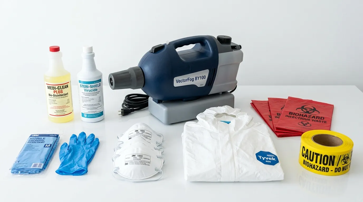 Professional biohazard remediation crew working in Saint Clair Shores