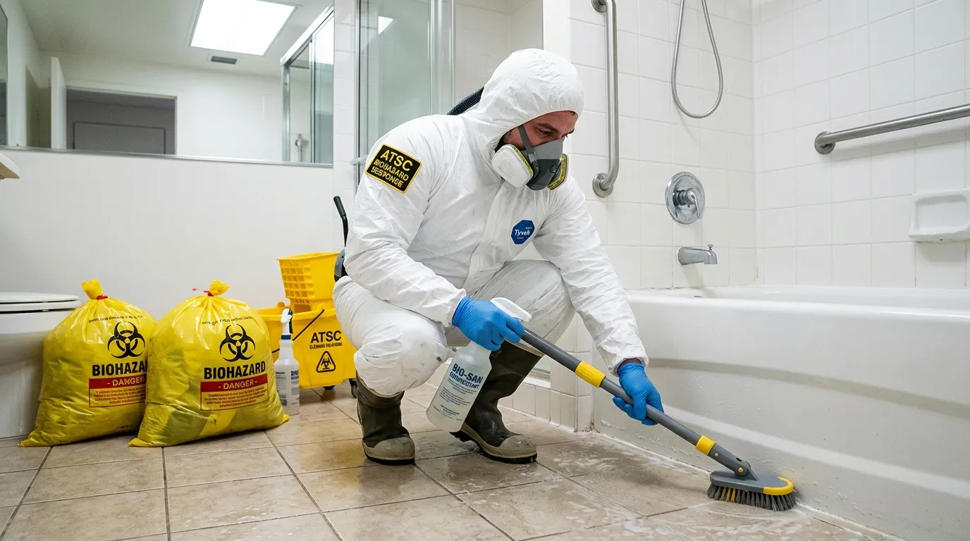 Decontamination equipment deployed for Blood Cleanup in Saint Clair Shores